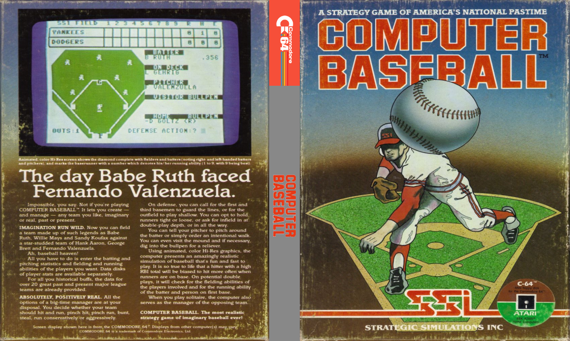 Computer Baseball — box-texture (US)