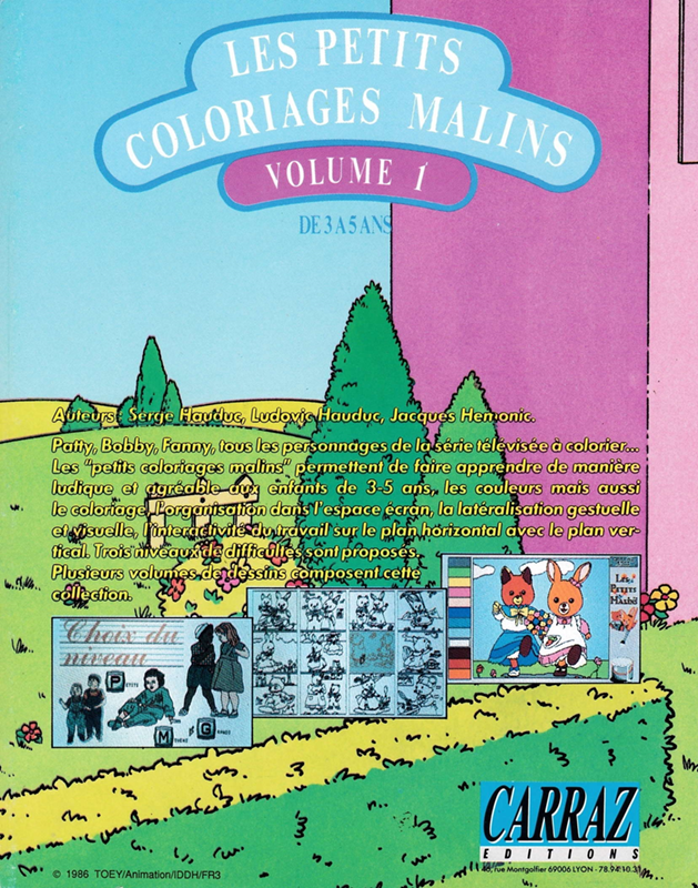 Coloriage - Les Petits Malins 1 — box-2D-back (FR)