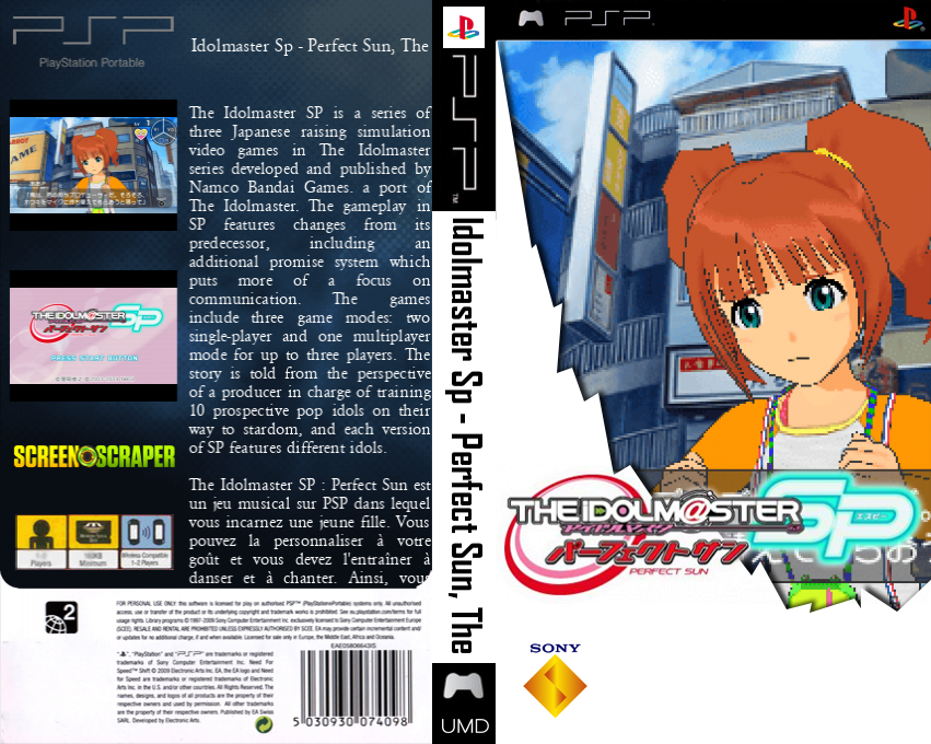 Idolmaster SP, The - Perfect Sun — box-texture (SS)