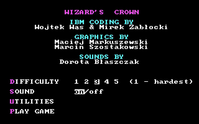 Wizard's Crown — sstitle (US)