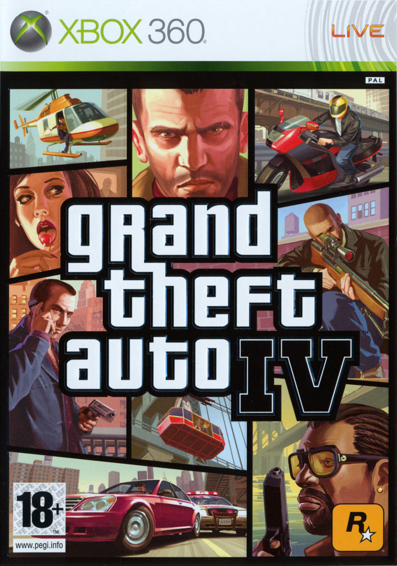 Grand Theft Auto IV — box-2D (DK)