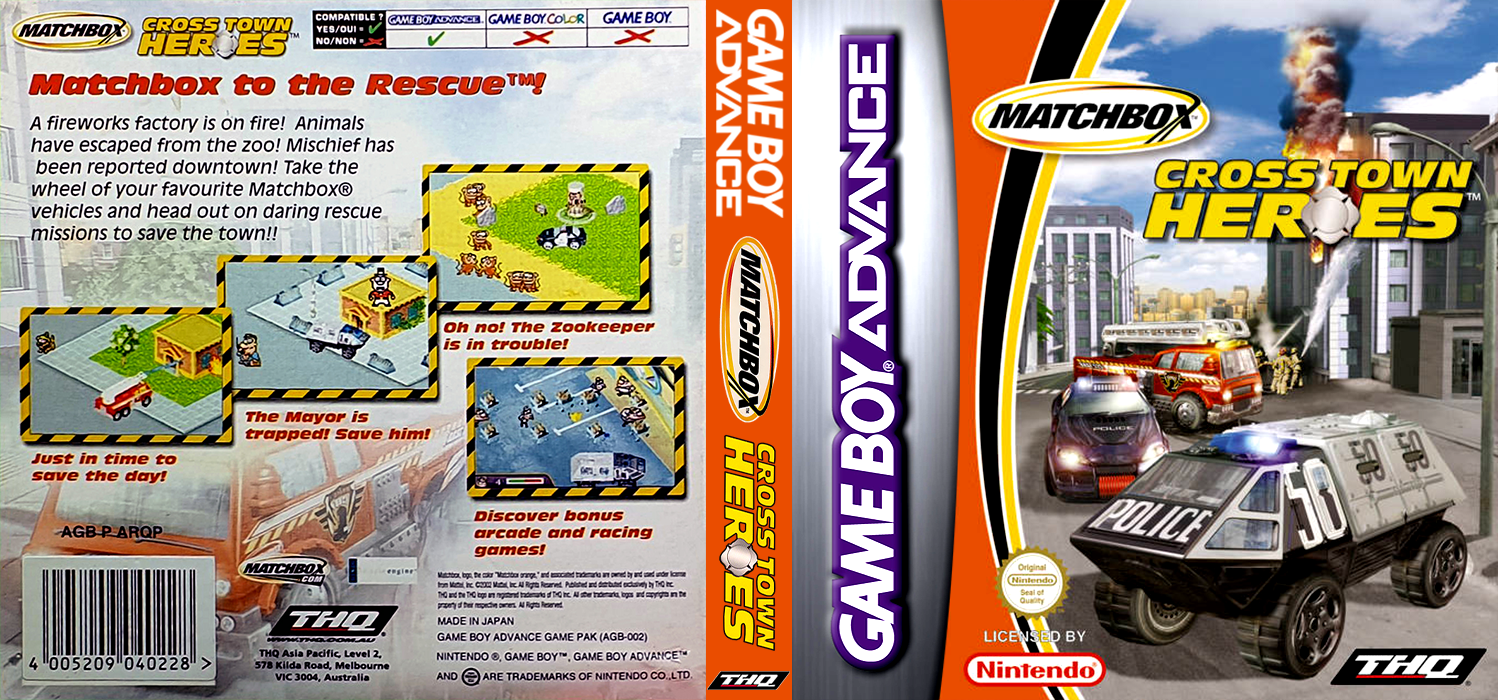 Matchbox Cross Town Heroes — box-texture (EU)