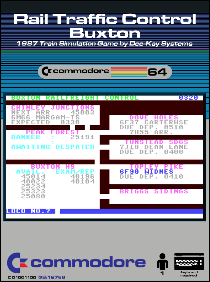 Rail Traffic Control : Buxton box art