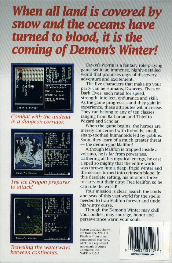 Demon's Winter — box-2D-back (US)