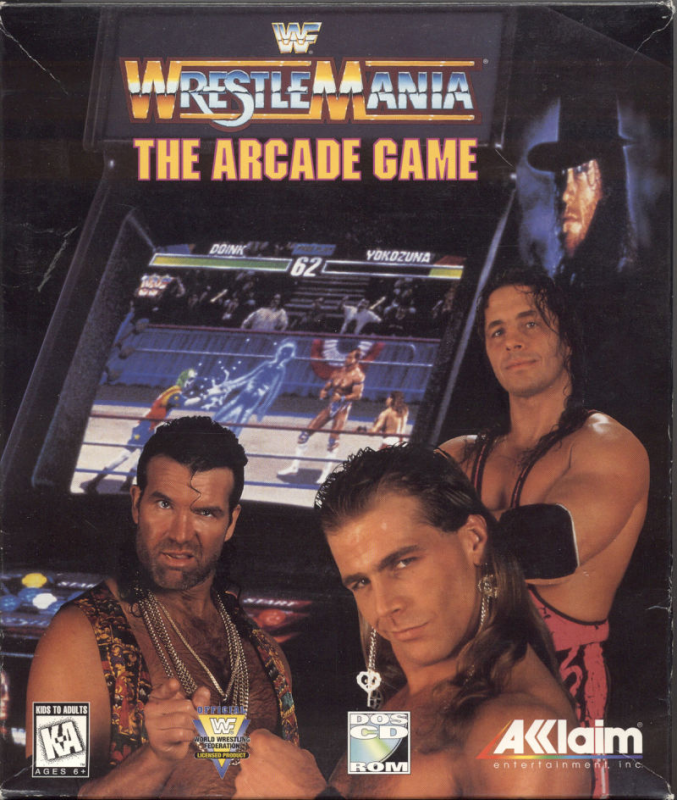 Wwf Wrestlemania - The Arcade Game box art