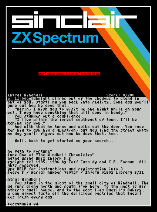 ZxZvm - Windhall Chronicles Volume One - The Path to Fortune box art