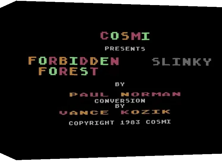 Forbidden Forest - Slinky — box-3D (WOR)