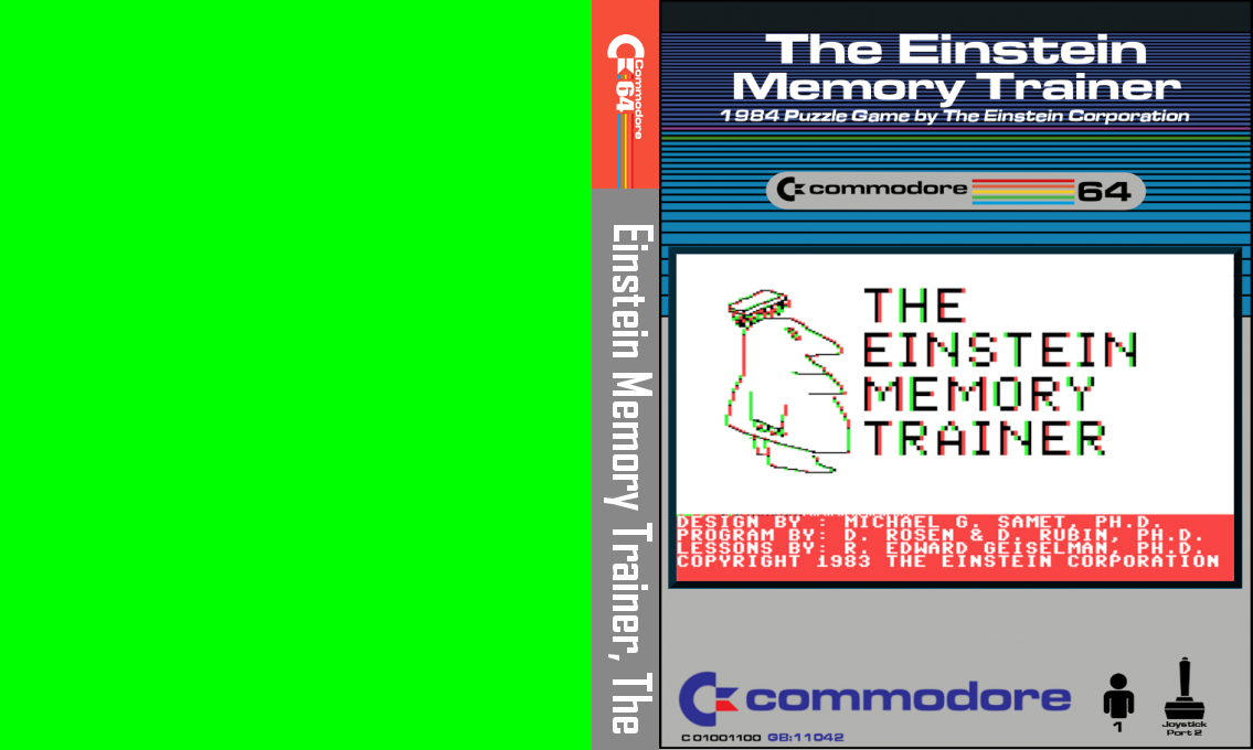 The Einstein Memory Trainer — box-texture (CUS)