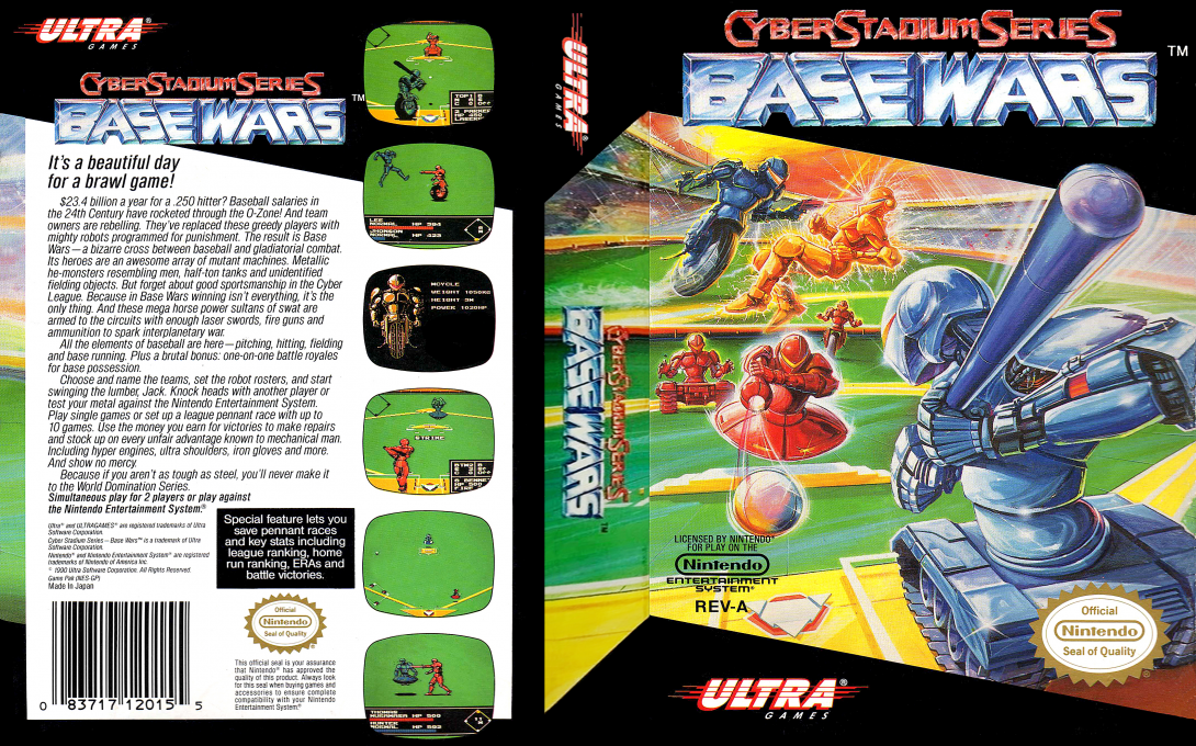Cyber Stadium Series - Base Wars — box-texture (US)