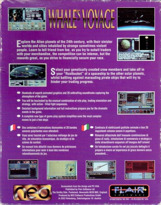 Whale's Voyage — box-2D-back (EU)