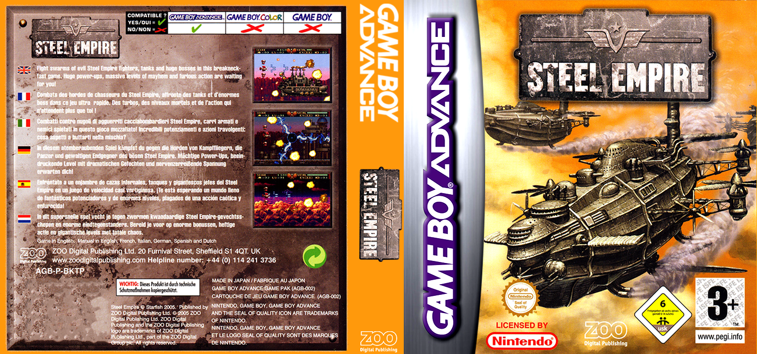 Steel Empire — box-texture (EU)