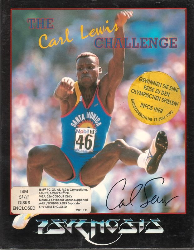 Carl Lewis Challenge, The box art
