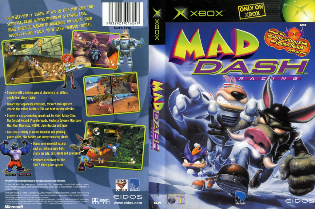 Mad Dash Racing — box-texture (UK)