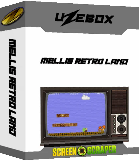 Melli's Retro Land — box-3D (SS)
