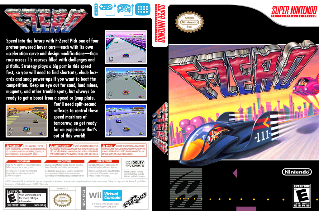F-Zero — box-texture (US)