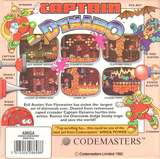 Captain Dynamo — box-2D-back (CUS)