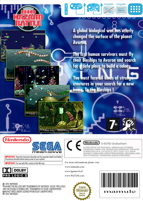 Bio Hazard Battle — box-2D-back (EU)