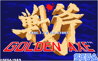 Golden Axe — sstitle (EU)