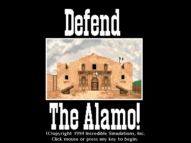 Defend the Alamo box art