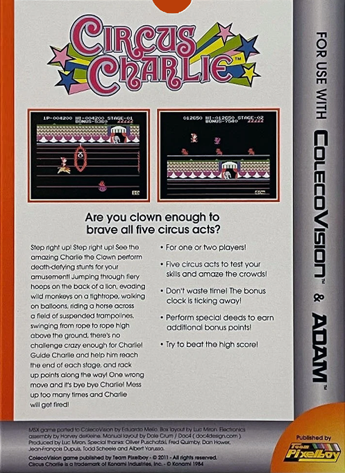 Circus Charlie — box-2D-back (WOR)