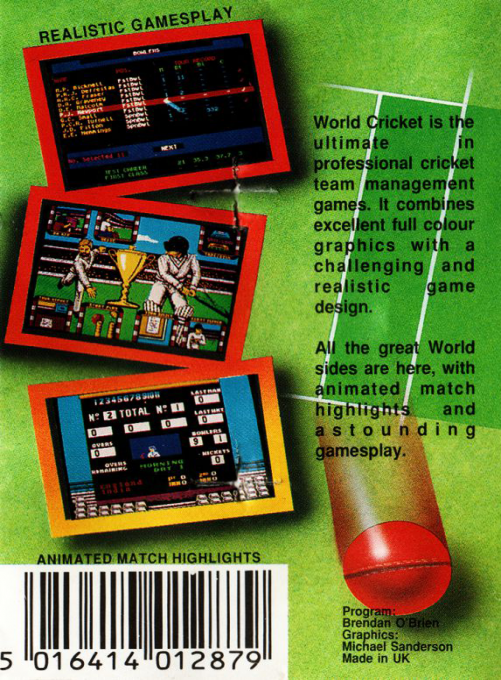 World Cricket — box-2D-back (EU)