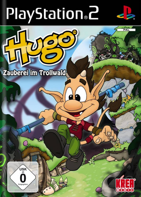 Hugo - Magic in the Trollwoods — box-2D (DE)