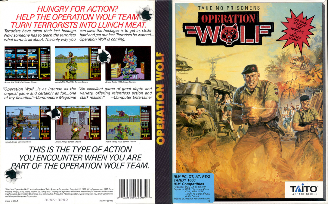 Operation Wolf — box-texture (US)