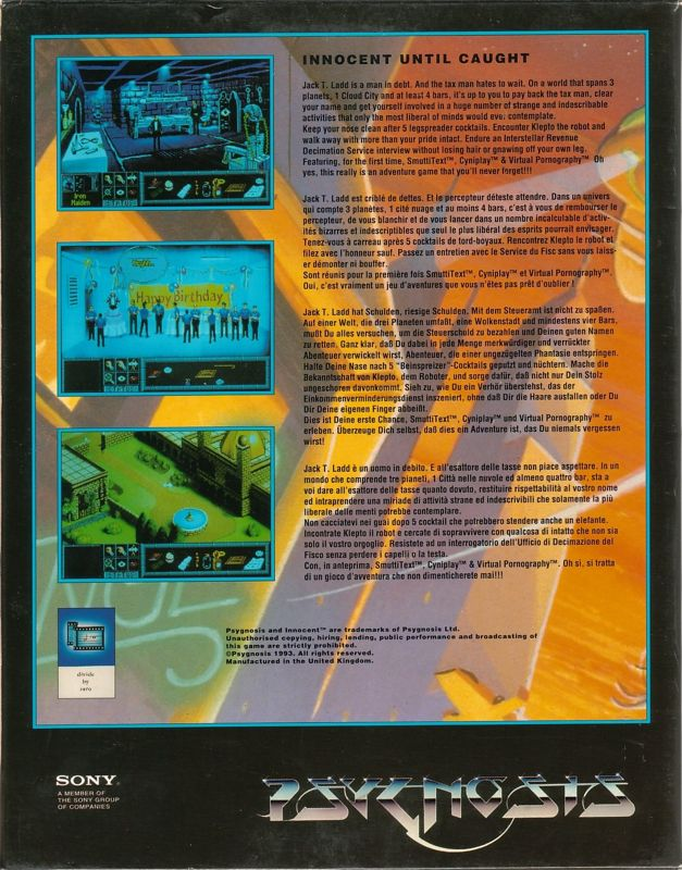 Innocent Until Caught — box-2D-back (EU)