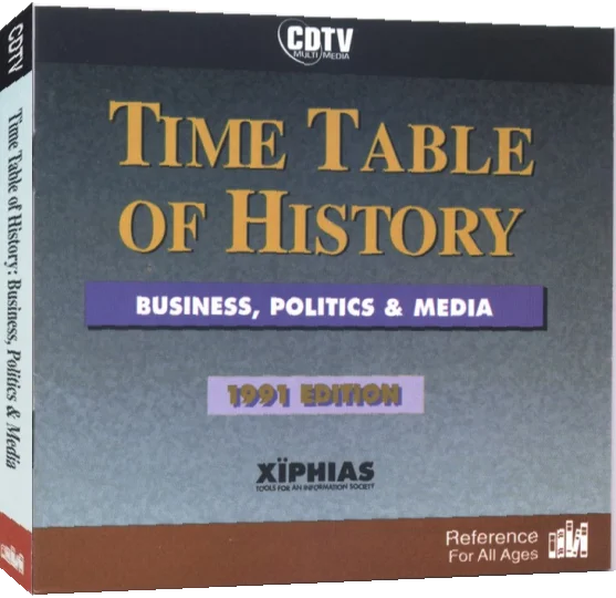 Time Table Of History - Business, Politics And Media - 1991a Edition — box-3D (WOR)