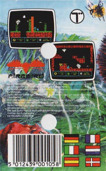 Spiky Harold — box-2D-back (EU)