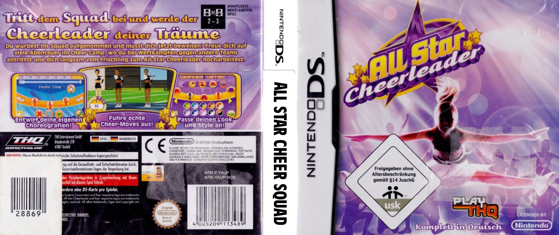 All Star Cheerleader — box-texture (DE)