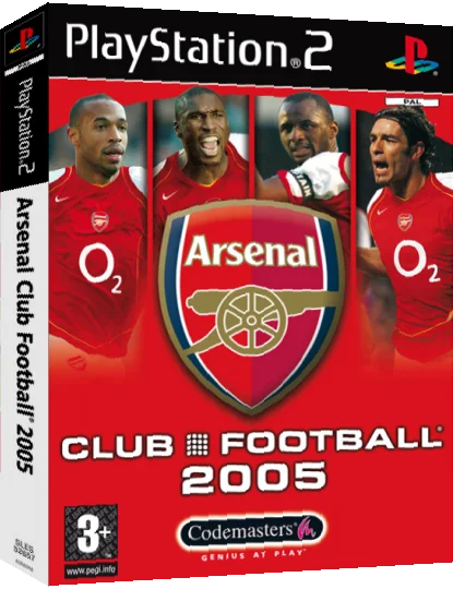 Club Football 2005 - Arsenal — box-3D (EU)