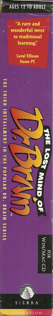 The Lost Mind of Dr. Brain — box-2D-side (US)