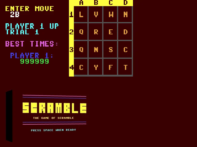 The Game Of Scramble — mixrbv2 (WOR)