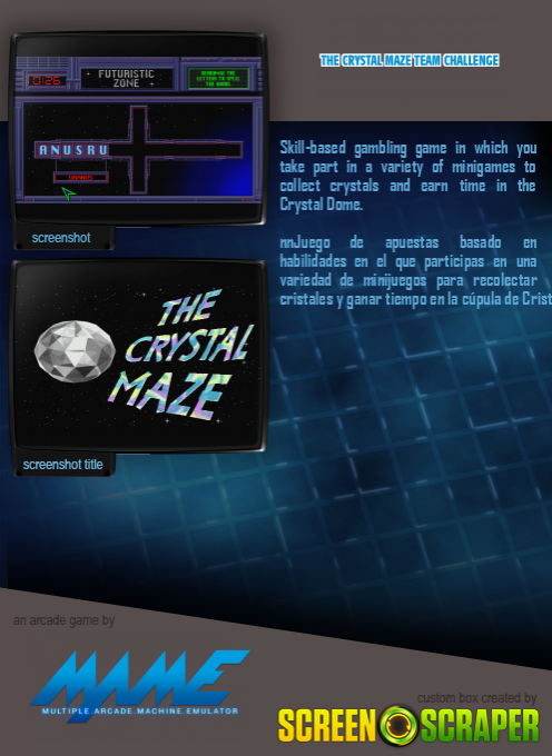 Crystal Maze Team Challenge, The — box-2D-back (SS)