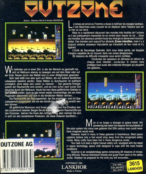 Outzone — box-2D-back (EU)