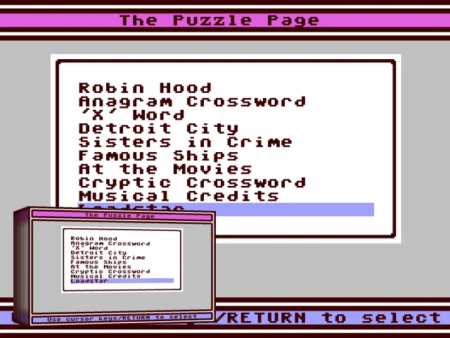 The Puzzle Page #107 — mixrbv2 (WOR)