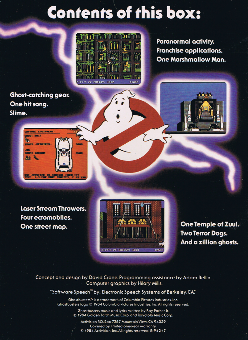 Ghostbusters — box-2D-back (US)