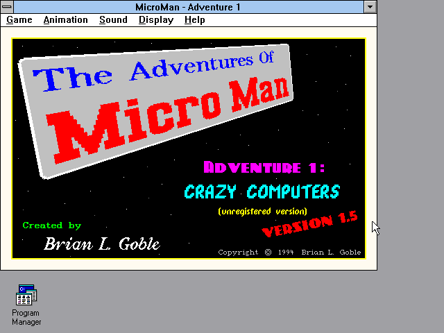 The Adventures of MicroMan — sstitle (WOR)