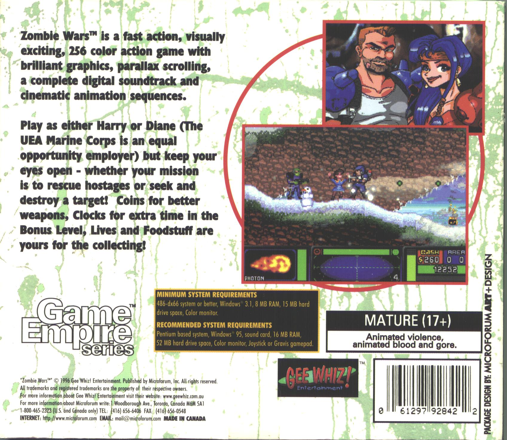 Zombie Wars — box-2D-back (CUS)