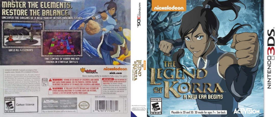 The Legend of Korra: A New Era Begins — box-texture (US)