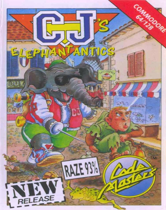 CJ's Elephant Antics box art