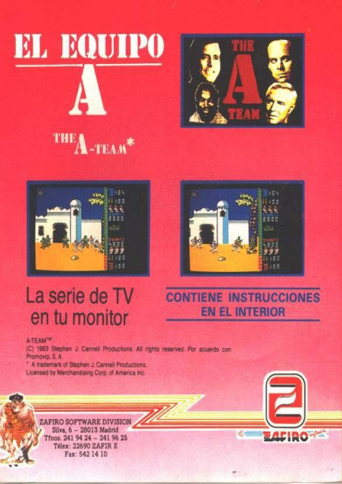 Equipo A, El — box-2D-back (SP)