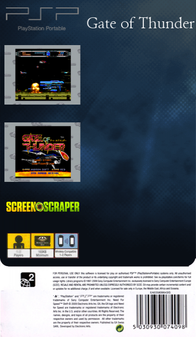 Gate of Thunder — box-2D-back (SS)