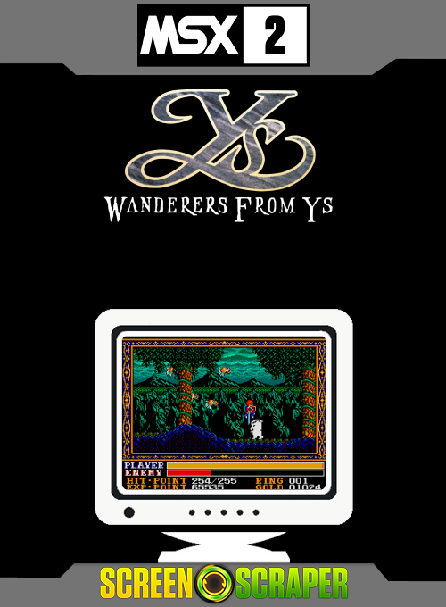 Ys - Wanderers From Ys — box-2D (SS)