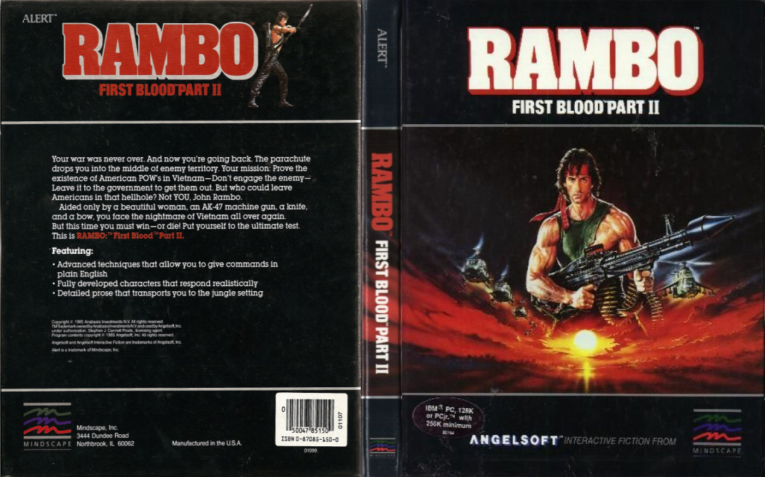Rambo - First Blood Part 2 — box-texture (US)
