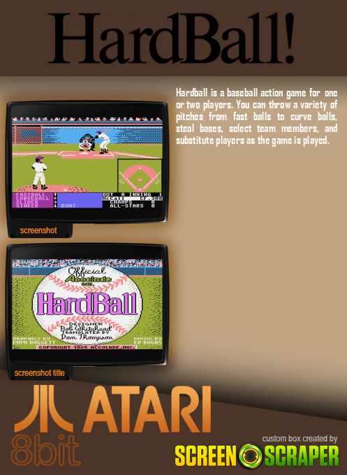 Hardball! — box-2D-back (SS)