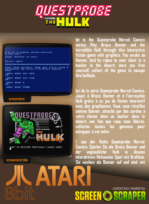 Questprobe Featuring The Hulk — box-2D-back (SS)