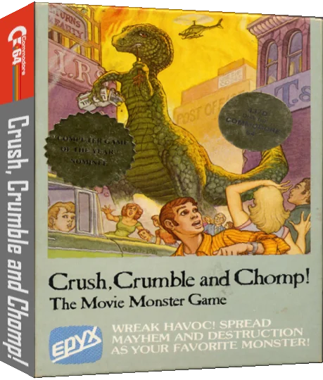 Crush, Crumble and Chomp! — box-3D (US)