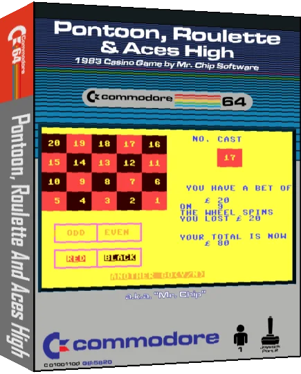 Pontoon, Roulette & Aces High — box-3D (CUS)